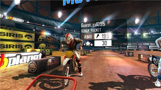 《摩托车越野赛》是移动游戏巨头 Glu Games 最新推出的一款竞技作品
