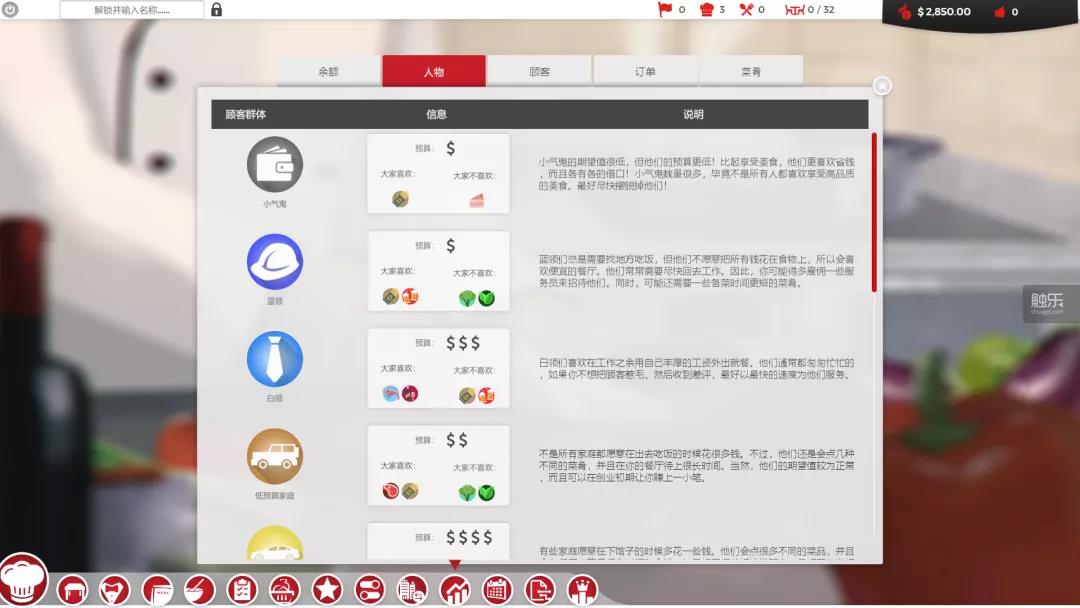 《大厨》玩家的餐厅将会挤满只点意大利面和啤酒的食客
