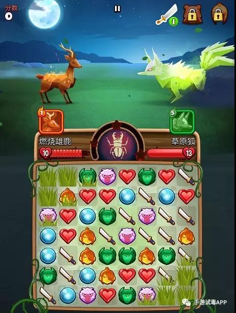 战斗三消RPG游戏《魔弦传说》