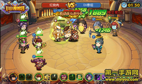 《小小魔兽团》手游融合划线操作与策略对战